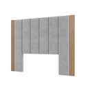 Ver imagem 1 de Cabeceira Estofada para Cama de Casal 175cm Tw194 Dalla Costa - Freijo/liso