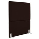 Ver imagem 1 de Cabeceira Solteiro 90 Cm com Frame Luna Suede Marrom Artte