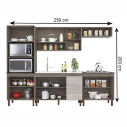 Cozinha Completa Peternella Karen 7650 5 Peças - 2 Cozinha Completa Peternella Karen 7650 5 Peças - 2