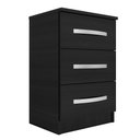 Ver imagem 3 de Mesa de Cabeceira 3 Gavetas Lisboa Preta - Straub Web