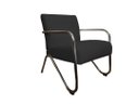 Ver imagem 1 de Poltrona Decorativa Bela Suede Preto Braço Cromado Mz Decor
