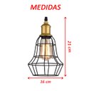 Ver imagem 4 de Kit 10 Pendente Aço Taschibra 40w Vintage 160 Preto Lustre