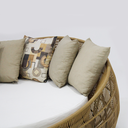 Ver imagem 2 de Sofá Chaise Concha 1,40m Fibra Sintética para Jardim Área Externa e Interna