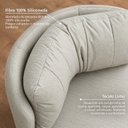 Ver imagem 5 de Kit 2 Poltronas Fixas Estofadas Design Orgânico Lizzy Espresso Móveis
