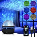 Ver imagem 5 de Luminaria Projetor Noturno com Controle Remoto Abajur Infantil LED RGB Luz Ceu Quarto Decoracao
