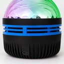 Ver imagem 7 de Luminaria Projetor Noturno com Controle Remoto Abajur Infantil LED RGB Luz Ceu Quarto Decoracao