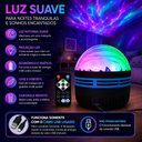 Ver imagem 3 de Luminaria Projetor Noturno com Controle Remoto Abajur Infantil LED RGB Luz Ceu Quarto Decoracao