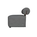 Ver imagem 3 de Poltrona Decorativa Livi Design Slim Orgânica Arredondada Boucle Grafite