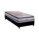 Ver imagem 1 de Cama Box Solteiro: Colchão Molas Ensacadas Paropas Blue + Base Crc Rústico Black (88x188)