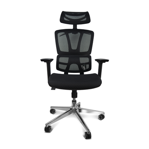 Cadeira Presidente Escritório Ergonômica Gogo Chair Go-301 - Preta