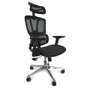 Ver imagem 2 de Cadeira Presidente Escritório Ergonômica Gogo Chair Go-301 - Preta