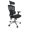 Cadeira Presidente Escritório Ergonômica Gogo Chair Go-301 - Preta - 2