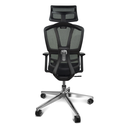Ver imagem 4 de Cadeira Presidente Escritório Ergonômica Gogo Chair Go-301 - Preta
