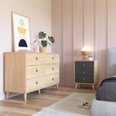 Ver imagem 2 de Cômoda Ivvie 6 Gavetas Tauari