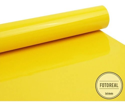 Adesivo para envelopamento automotivo Alltak Ultra Gloss Açai Berry 1,38m - Banana Yellow - 1