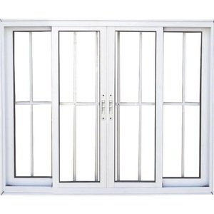 Vitro de Aluminio 4 Folhas com Grade Linha Premium:1,20 X 1,50/branco