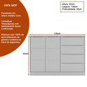 Ver imagem 3 de Conjunto Infantil Guarda Roupa e Cômoda Jade 100% Mdf Cinza Semi Brilho - Sallar Home