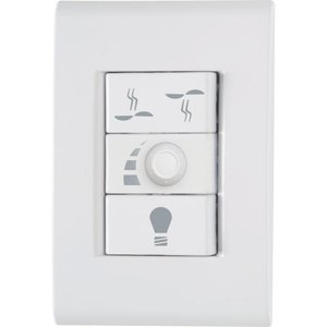 Conjunto 4x2 Variador de Ventilador Bivolt Liz Branco