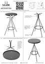 Ver imagem 7 de Mesa Bistrô Viena com Tampo Revestido em Courissimo Amarula - Salaone Decor