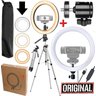 Hing Light Completo Luz Led Luminária Tripé Suporte Webcam - 1