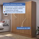 Ver imagem 6 de Armário Multiuso 4 Portas WL16 5 Nichos Lavanderia - Carvalho