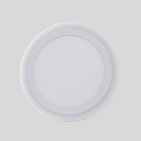 Painel Led Dual Color Taschibra 18+6w Sobrepor Redondo