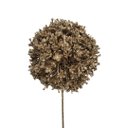 Ver imagem 4 de Galho Natalino Buchinho Topiária Glitter Champanhe Premium 72cm Decoração Luxo