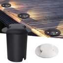 Ver imagem 1 de Balizador Spot Led Smd 1w com 2 Fachos Focos de Luz Angular (branco Quente) Ip65 de Embutir em Piso