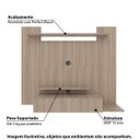 Ver imagem 2 de Painel para Tv até 50 Polegadas 1 Gaveta e 4 Prateleiras - Montana