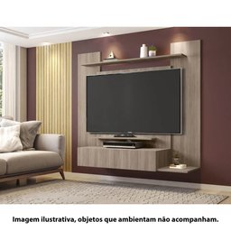 Painel para TV até 50 Polegadas 1 Gaveta e 4 Prateleiras - Montana - 5