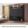 Painel para Tv até 50 Polegadas 1 Gaveta e 4 Prateleiras - Preto - 5