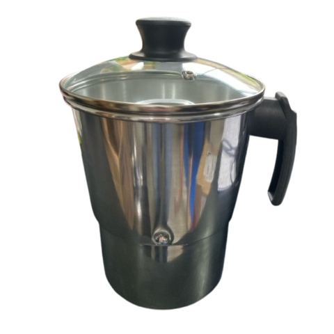 Fervedor Leiteira de Ferver Leite Inderramável com Tampa 1 L