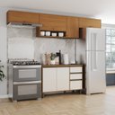 Ver imagem 1 de Cozinha Modulada Compacta 4 Peças com Balcão Pia com Tampo Venaly