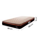 Ver imagem 3 de Cama Box Baú Colchão Espuma D33 Pillow 88x188x60cm Marrom