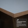 Conjunto Sala de Jantar Tampo de Madeira 6 Cadeiras Rustic/cinza/silver Leon Madesa - 7