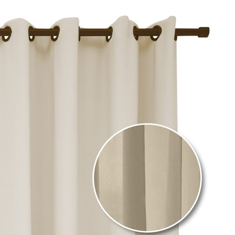 Cortina Para Sala Quarto Roma 300x220 Admirare Cor Bege