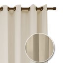 Ver imagem 1 de Cortina Para Sala Quarto Roma 300x220 Admirare Cor Bege