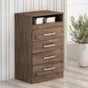 Ver imagem 1 de Cômoda 4 Gavetas Tulipa Acp Móveis