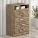 Ver imagem 1 de Cômoda 4 Gavetas Tulipa Acp Móveis