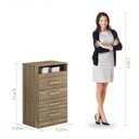 Ver imagem 3 de Cômoda 4 Gavetas Tulipa Acp Móveis