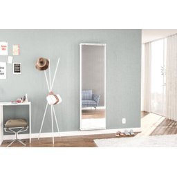 Sapateira com Espelho 1 Portas Suporta até 12 Pares Itabuna Branco - 6