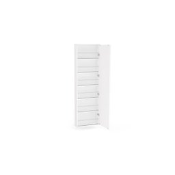 Sapateira com Espelho 1 Portas Suporta até 12 Pares Itabuna Branco - 1