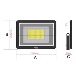 Projetor Decorled Super Led 200w Bivolt 6000k - 2