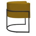Ver imagem 3 de Kit 2 Poltronas Decorativa Nayara Base Ferro Preto Suede - Twdecora
