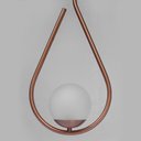 Ver imagem 3 de PENDENTE GLOBO DROP ROSE GOLD