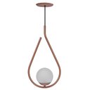 Ver imagem 1 de PENDENTE GLOBO DROP ROSE GOLD