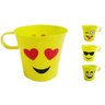 Caneca Plástica Emoticons Emoji Festa Lembrança Criança 22 Unidades 300ml - 1