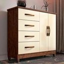 Ver imagem 1 de Cômoda 4 Gavetas Imop Com Sapateira Dubai