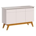 Ver imagem 3 de Aparador para Sala Buffet Ambiente Classic 3 Portas Off White - Imcal