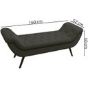 Ver imagem 4 de Puff Recamier 160 cm Pes Palito Venez Linho SL 74 Peer